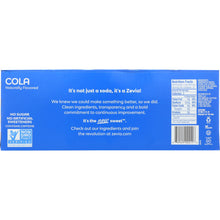 Load image into Gallery viewer, ZEVIA: Soda Cola 10 pk, 120 oz
