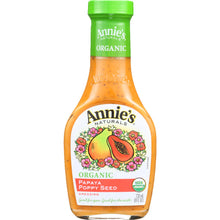Load image into Gallery viewer, ANNIES HOMEGROWN: Organic Papaya Poppy Seed Dressing, 8 oz