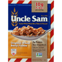 Load image into Gallery viewer, UNCLE SAM: Original Whole Wheat Berry and Flaxseed Cereal, 10 oz