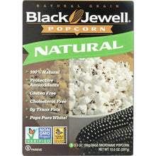 Load image into Gallery viewer, BLACK JEWELL: Microwave Popcorn Natural 3 Bags, 10.5 oz