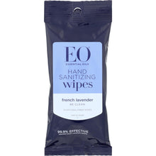 Load image into Gallery viewer, EO: Hand Wipes Sanitizer Lavender 10 pc, 1 ea