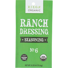 Load image into Gallery viewer, RIEGA: Seasoning Ranch Dressing Organic, 0.55 oz