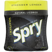 Load image into Gallery viewer, SPRY: Stronger Longer Licorice Xylitol Gum, 55 pc