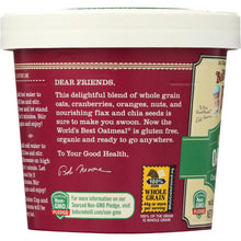 Load image into Gallery viewer, BOBS RED MILL: Organic Oatmeal Cup Cranberry Orange, 2.47 oz