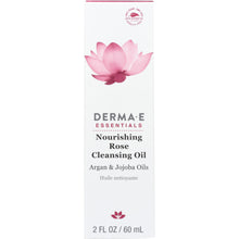 Load image into Gallery viewer, DERMA E: Nourishing Rose Cleansing Oil, 2 oz