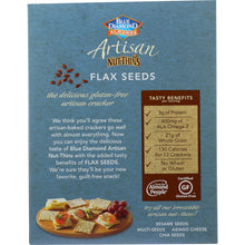 Load image into Gallery viewer, BLUE DIAMOND: Nut Thins Artisan With Almonds &amp; Flax, Wheat &amp; Gluten Free, 4.25 oz