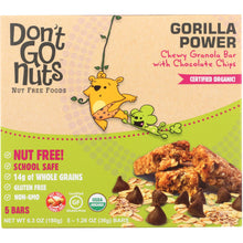 Load image into Gallery viewer, DONT GO NUTS: Gorilla Power Chewy Granola Bars 5-1.26oz, 6.3 oz