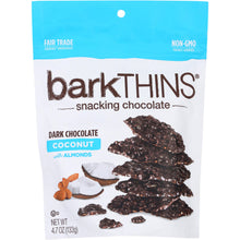 Load image into Gallery viewer, BARKTHINS: Dark Chocolate Toasted Coconut With Almonds, 4.7 oz