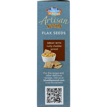 Load image into Gallery viewer, BLUE DIAMOND: Nut Thins Artisan With Almonds &amp; Flax, Wheat &amp; Gluten Free, 4.25 oz