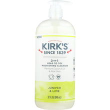 Load image into Gallery viewer, KIRKS: Wash 3 In 1 Juniper Lime, 32 oz
