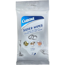 Load image into Gallery viewer, CARBONA: Silver Wipes Flat Pack, 12 ea