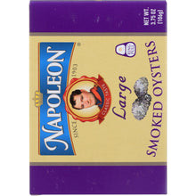 Load image into Gallery viewer, NAPOLEON: Large Smoked Oyster, 3.66 oz