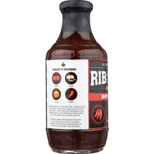 Load image into Gallery viewer, RIB RACK: Hot Cayenne BBQ Sauce, 19 oz