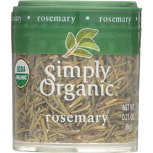 Load image into Gallery viewer, SIMPLY ORGANIC: Mini Rosemary Leaf Whole, 0.21 oz