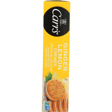 Load image into Gallery viewer, CARRS: Ginger Lemon Cremes Cookies, 7.05 oz