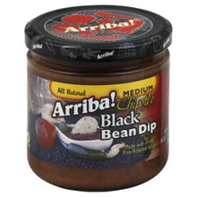 Load image into Gallery viewer, ARRIBA: Chipotle Black Bean Dip Spicy, 16 Oz