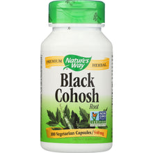Load image into Gallery viewer, NATURE'S WAY: Black Cohosh Root 540 Mg, 100 Capsules