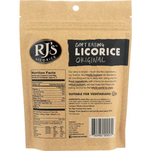 Load image into Gallery viewer, RJS LICORICE: Soft Eating Black Licorice, 7.05 oz