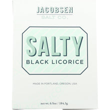 Load image into Gallery viewer, JACOBSEN SALT CO: Salty Black Licorice Candy, 6.5 oz