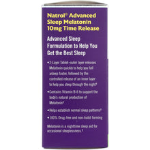 Load image into Gallery viewer, NATROL: Advanced Sleep Melatonin 10 mg, 60 Tablets