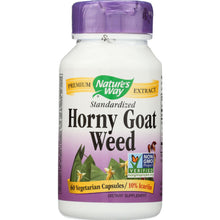 Load image into Gallery viewer, NATURE'S WAY: Horny Goat Weed Standardized, 60 Capsules