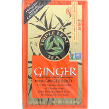 Load image into Gallery viewer, TRIPLE LEAF: 100% Ginger Root Herbal Tea, 20 bg