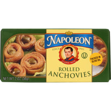 Load image into Gallery viewer, NAPOLEON: Anchovies Rolled With Capers In Olive Oil, 2 oz