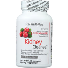Load image into Gallery viewer, HEALTH PLUS: Kidney Cleanse Body Cleansing System, 60 capsules