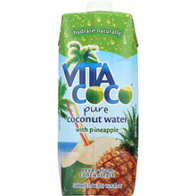 Load image into Gallery viewer, VITA COCO: Pure Coconut Water with Pineapple, 17 oz