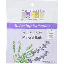 Load image into Gallery viewer, AURA CACIA: Aromatherapy Mineral Bath Relaxing Lavender, 2.5 oz