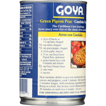 Load image into Gallery viewer, GOYA: Premium Green Pigeon Peas, 15 oz