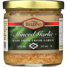 Load image into Gallery viewer, BELLINO: Minced Garlic Made From Fresh Garlic, 7.5 oz