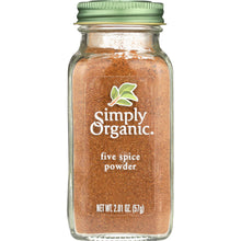 Load image into Gallery viewer, SIMPLY ORGANIC: Five Spice Powder, 2.01 oz