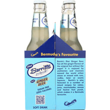Load image into Gallery viewer, BARRITT'S: Diet Ginger Beer 4x12 Oz Bottle, 48 oz