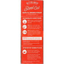 Load image into Gallery viewer, BETTER OATS: Oatmeal Steel Cut Maple &amp; Brown Sugar, 15.1 oz