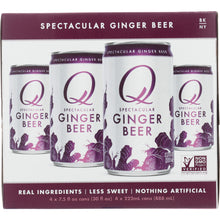 Load image into Gallery viewer, Q TONIC: Ginger Beer 4 Pack, 30 fo