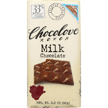 Load image into Gallery viewer, CHOCOLOVE: Milk Chocolate Bar, 3.2 oz