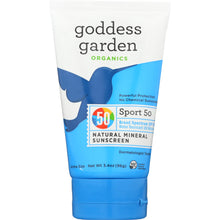 Load image into Gallery viewer, GODDESS GARDEN: Sunscreen Sport SPF 50, 3.4 oz