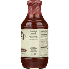 Load image into Gallery viewer, STUBB'S: All-Natural Bar-B-Q Sauce Hickory Bourbon, 18 oz