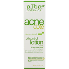 Load image into Gallery viewer, ALBA BOTANICA:  Acnedote Oil Control Lotion Oil-Free, 2 oz