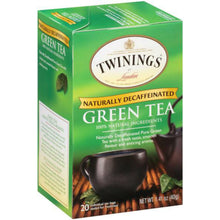 Load image into Gallery viewer, TWININGS OF LONDON: Tea Decaffeinated Green Tea, 20 Tea Bags, 1.23 oz