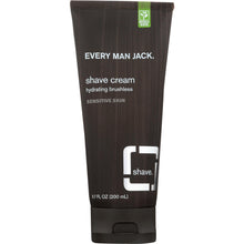 Load image into Gallery viewer, EVERY MAN JACK: Sensitive Skin Shave Cream Fragrance Free, 6.7 oz