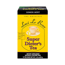 Load image into Gallery viewer, LACI LE BEAU: Super Dieter's Lemon Mint Tea 15 Tea Bags, 1.32 oz