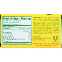 Load image into Gallery viewer, KNORR: Vegetarian Vegetable Bouillon 6 Cubes, 2.1 Oz