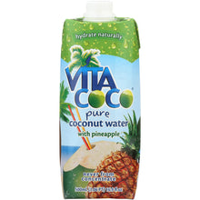 Load image into Gallery viewer, VITA COCO: Pure Coconut Water with Pineapple, 17 oz