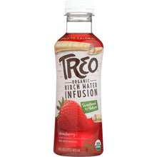 Load image into Gallery viewer, TREO: Organic Birch Water Infusion Strawberry, 16 oz