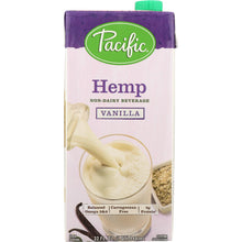 Load image into Gallery viewer, PACIFIC FOODS: Hemp Milk Vanilla, 32 oz