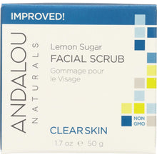 Load image into Gallery viewer, ANDALOU NATURALS: Clarifying Facial Scrub Lemon Sugar, 1.7 oz