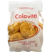 Load image into Gallery viewer, COLAVITA: Capellini Nests Angel Hair Pasta, 16 oz