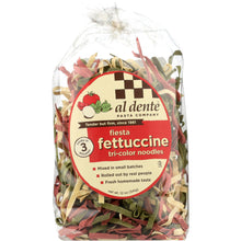 Load image into Gallery viewer, AL DENTE: Fiesta Tri-Color Noodles Fettuccine, 12 Oz